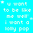 Pixelated text repeats 'u want to be like me well i want a lolly pop' on cyan background with white stars, some letters have star overlays.