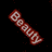 Pixelated red text on black background reads 'BODILY' and 'HIPS' in two separate angled segments with visible pixelation.