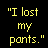 text-based icons with yellow, green, cyan, blue, purple, pink, and orange text on a black background, each displaying variations of 'I'm a bando.'