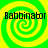 Four identical display a green and yellow spiral background with the text 'Babbinafor' in black pixelated font