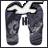 Animated sequence of flip-flop icons with a seagull logo and changing text labels on white background.