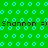 Green background with light blue circular patterns and two identical black text phrases 'Shannon =) Shannon =)' positioned horizontally.