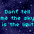 Pixelated text in cyan on dark blue background with scattered light dots and a gray rectangle.