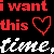 Animated text and heart symbols repeat across multiple layers on a black background, with red and white lettering cycling through phrases like 'I want this' and 'forever to last'.