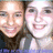 Two people in a close-up photo on a bright pink background with blue text reading ME AND JENNA, BF4L I LOVE HER, and GREAT TIMES TRU LIFE.