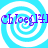 Four identical blue and white spiral patterns arranged in a with purple text overlaid on each quadrant