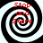 Four identical black-and-white spiral patterns with red text "Stop and Store" overlaid on each spiral, arranged in a on a black background