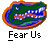 Two identical pixelated alligator head icons with