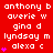 Red background with white text listing names and purple hearts, arranged in repeating on a