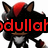 Pixelated character with black body, red hair, and brown ears holding a drum set under bold red text.