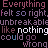 A static wordwall composition with repeating text phrases in multiple colors on a black background, featuring partial gray overlay at bottom right.