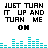 Animated contact sheet showing five frames of a pixel art icon with repeating text and audio visualizer bars.