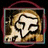 Pixelated icon with a fox illustration inside a rounded square frame, surrounded by text elements on black and gray backgrounds.