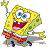 Pixelated yellow cartoon character with wide eyes and open mouth holding a star-shaped object, next to black text reading "I'm ready" on white background.