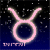 Animated contact sheet of six Taurus zodiac symbol frames with glowing outlines on starry backgrounds, showing color variations and brightness changes across sampled frames.