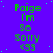 Green text on purple background with blue dots, repeating 'Paige I'm So Sorry <33' in four