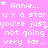 Pixelated text on pink background with repeated phrases and small star symbols, no visible animation changes.