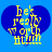 Two identical pixelated heart-shaped icons with blue background and yellow text reading 'be's really worth it' displayed side-by-side.