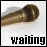 Animated contact sheet of a microphone icon with changing text and musical notes across 12 frames.