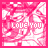 A static icon with pink and white pixelated background featuring repeated 'I LOVE YOU' text in bold uppercase letters.