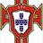 Pixelated icon featuring a Portuguese shield with a blue cross on white, bordered by red and gold, next to yellow text reading "Portugal" and "Portugal!! Portugal!!!!" on a red background.