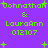 Purple background with green pixelated text reading 'Johnathan & LauraAnn 012107' and scattered green plus signs, repeated in a pattern