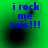Green background with blue text reading "i rock me zois!!!" and shifting black circular patterns across four