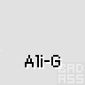 Animated contact sheet of Ali G character in various poses with text bubbles, displayed on gray background.