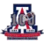 Static pixelated icon featuring a stylized letter 'A' with red accents and dark blue outlines on a white background.