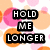 six text-based with a pink and orange polka-dot background, each displaying bold black-and-white text phrases