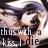 Pixelated static icon featuring a person with dark hair and light skin, overlaid with distorted white text on a dark background.