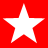 Four white five-pointed stars arranged in a two-by-two on a solid red background with no visible motion or text