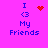 A static image with a bright pink background displays four identical text blocks arranged in a , each containing blue text and a red symbol