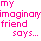Animated text display showing repeated phrases in pink on white background with evolving partial words.