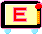 Pixelated icons display letters E, K, I, D, S, W, A in red and gray on yellow backgrounds with black borders.