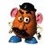 Pixelated character with brown face, black hair, pink ears, blue pants, and a black mustache, standing against white background.