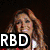 six pixelated images showing a woman in various poses with text overlays reading RBD and bejba