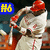 Pixelated image of a character in white and red attire with a blue square containing yellow '#6' text on the left.