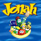 Pixelated static icon featuring yellow text "Jonah" above a colorful cartoon character on a blue background, with visible dithering and low-resolution rendering artifacts.