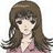 A 48x48 pixel buddy icon featuring a side-view anime-style character with brown hair and pink clothing on the left, paired with a black background containing white text "Anime IM" and stylized "AIM" logo on the right.