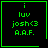 Green pixelated text on black background with two distinct animated elements appearing in different frames.