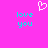 Pixelated cyan text 'love you' appears twice on a bright pink background with a white pixel heart above the left instance.