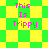 Pixelated green and yellow checkered background with pink text reading 'This Is Trippy' in four identical sections.