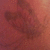 A blurry red-toned image of a cartoon character's face with dark hair and a wide mouth, appearing in a