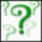 Green question mark icon with swirling patterns on white background, red text "Question of the Day" and "1400 Points" on black