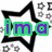 A static image with four black star outlines on a white background, each containing text: 'ima' in green and purple, 'super' in blue, and 'star' in yellow.