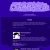 Pixelated image with purple background, light purple cloud-like shape at top, and small square icon showing black-and-white gradient.