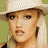 A 4-frame contact sheet of a pixelated animated icon featuring a blonde woman with curly hair, wearing a light-colored hat in the top-left frame and no hat in others, with visible text "Coolbuddy.com" on a coral background in the bottom-right frame.