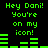 Green pixelated text and audio waveform bars on a black background, with repeated phrases and changing bar patterns.