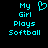 Cyan pixelated text and heart symbol on black background, with two side-by-side layouts showing identical content.